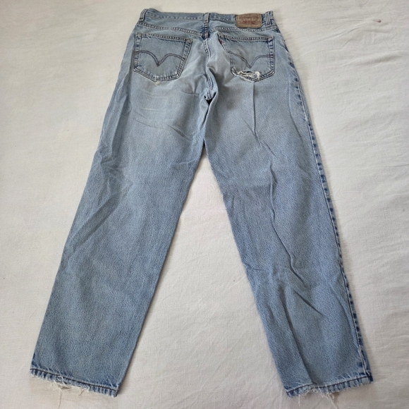 Vintage Y2k LEVI'S Men's Light Blue Jeans 33x32 33 Inch Waist 560 Fit Loose - Picture 3 of 15